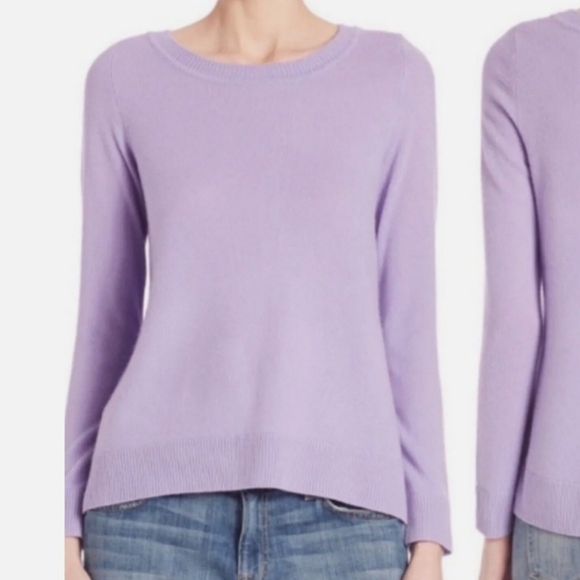 Diane von Fursternberg Zandra Lavender Purple Long Sleeve...